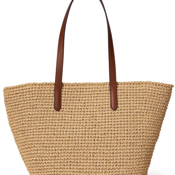 Lauren Ralph Lauren
Crocheted Straw Large Lainey Tote Bag - Picture 2 of 5